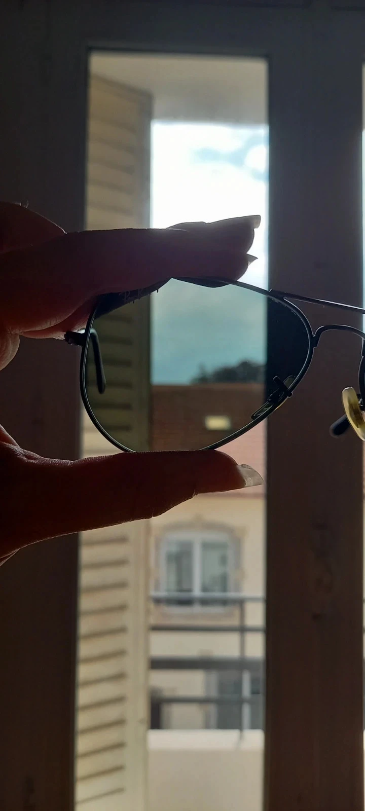 Lunettes de soleil Ray Ban Aviator classic noire unisexe homme femme – photo 4